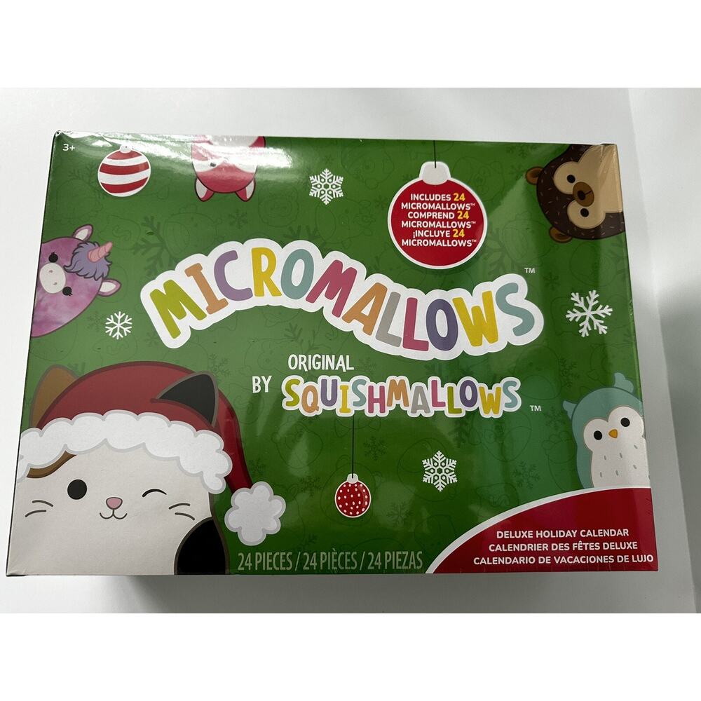 Micromallows 2.5'' Squishmallows Holiday Advent Calendar 2024 - 24pc Target